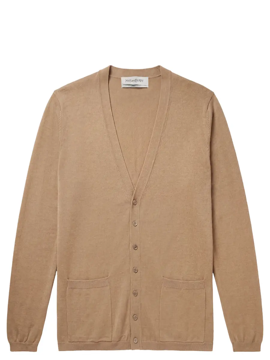 Кардиган однотонный