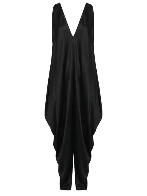 Комбинезон шелковый SAINT LAURENT