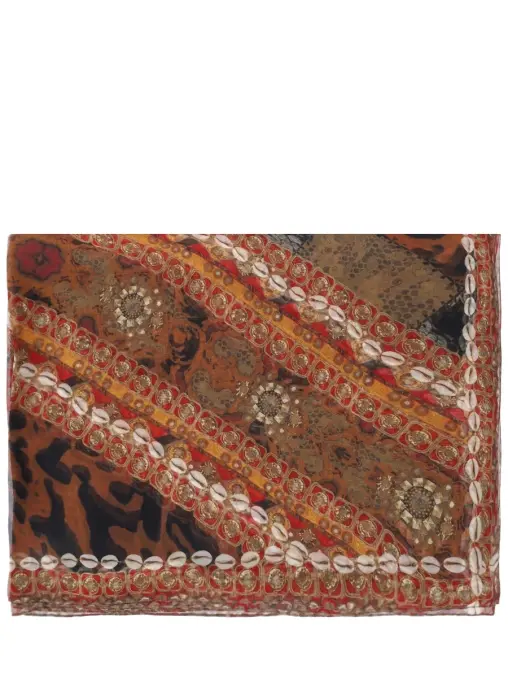 Парео шелковое ALEXANDER MCQUEEN