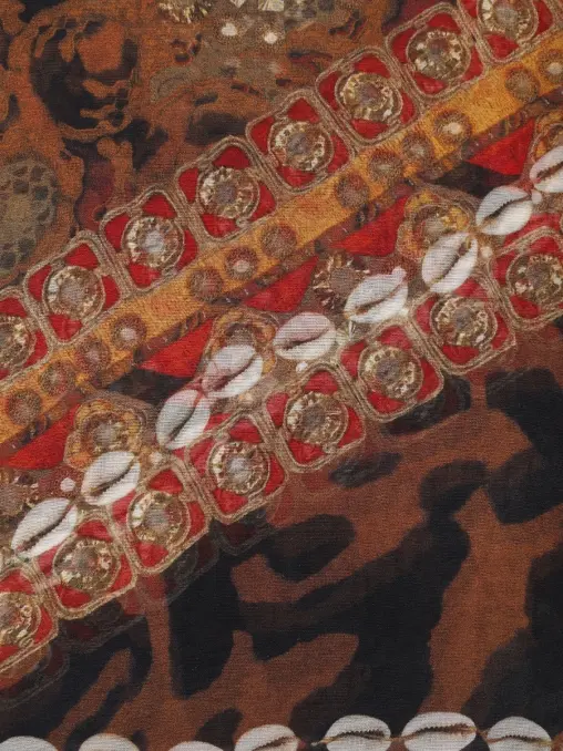 Парео шелковое ALEXANDER MCQUEEN