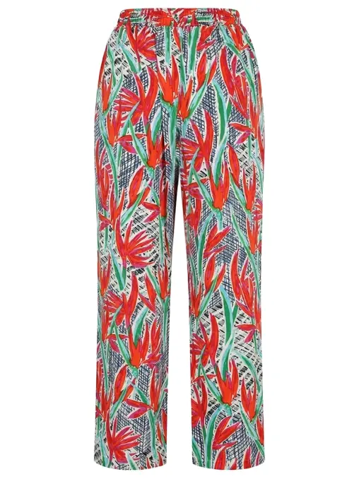 Брюки из шелковые KENZO