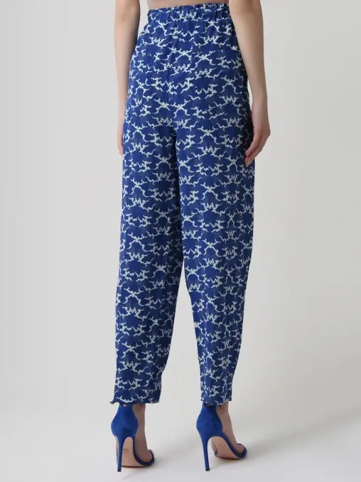 Брюки шелковые STELLA MCCARTNEY