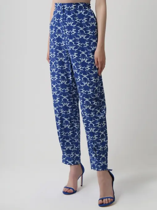 Брюки шелковые STELLA MCCARTNEY