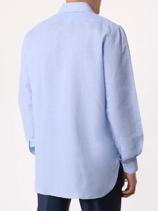 Рубашка Regular Fit льняная KITON