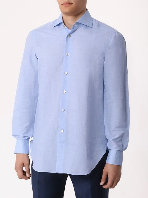 Рубашка Regular Fit льняная KITON