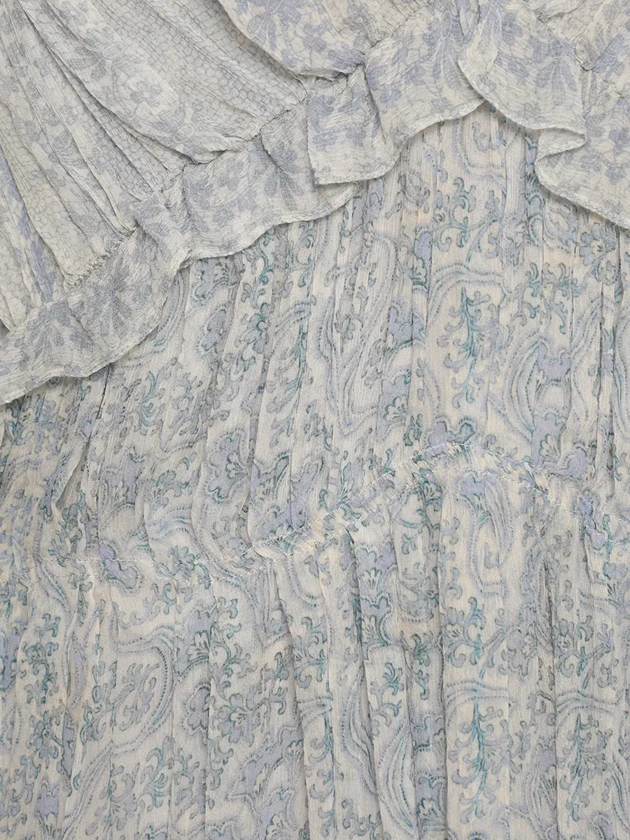 Платье шелковое