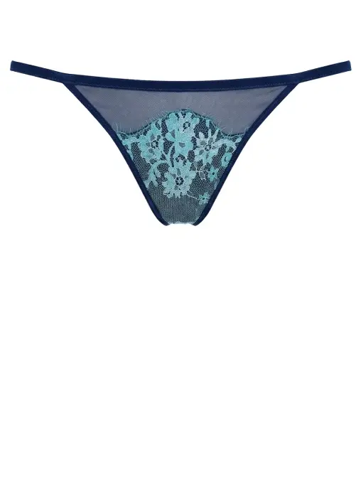 Трусы-стринг с кружевом RITRATTI