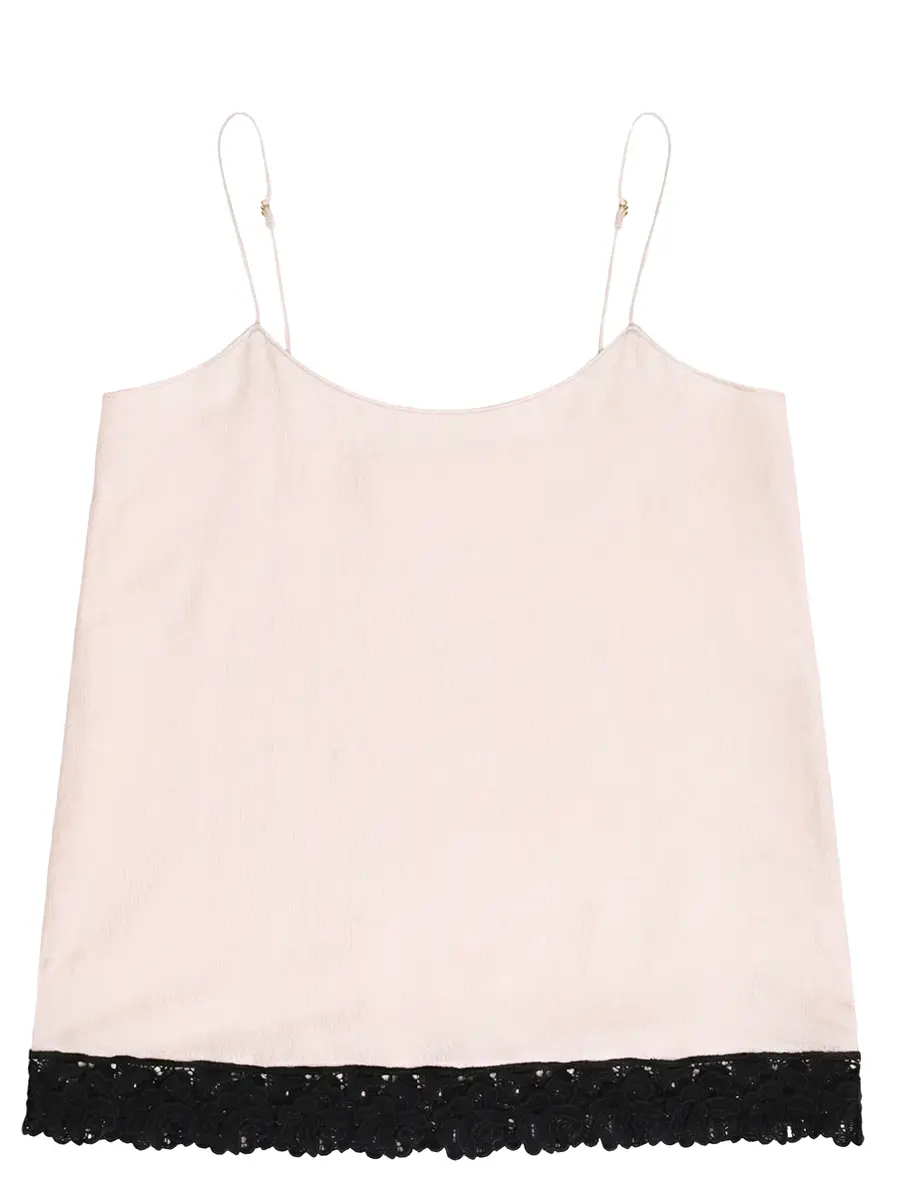 Топ шелковый