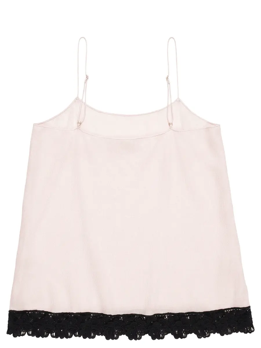 Топ шелковый