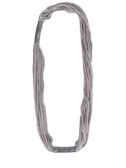 Колье изо льна и вискозы ARMANI COLLEZIONI