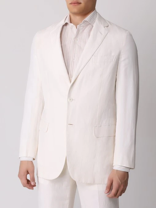 Костюм из шелка и льна BRIONI