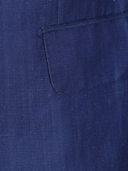 Пиджак из шерсти и льна BRIONI