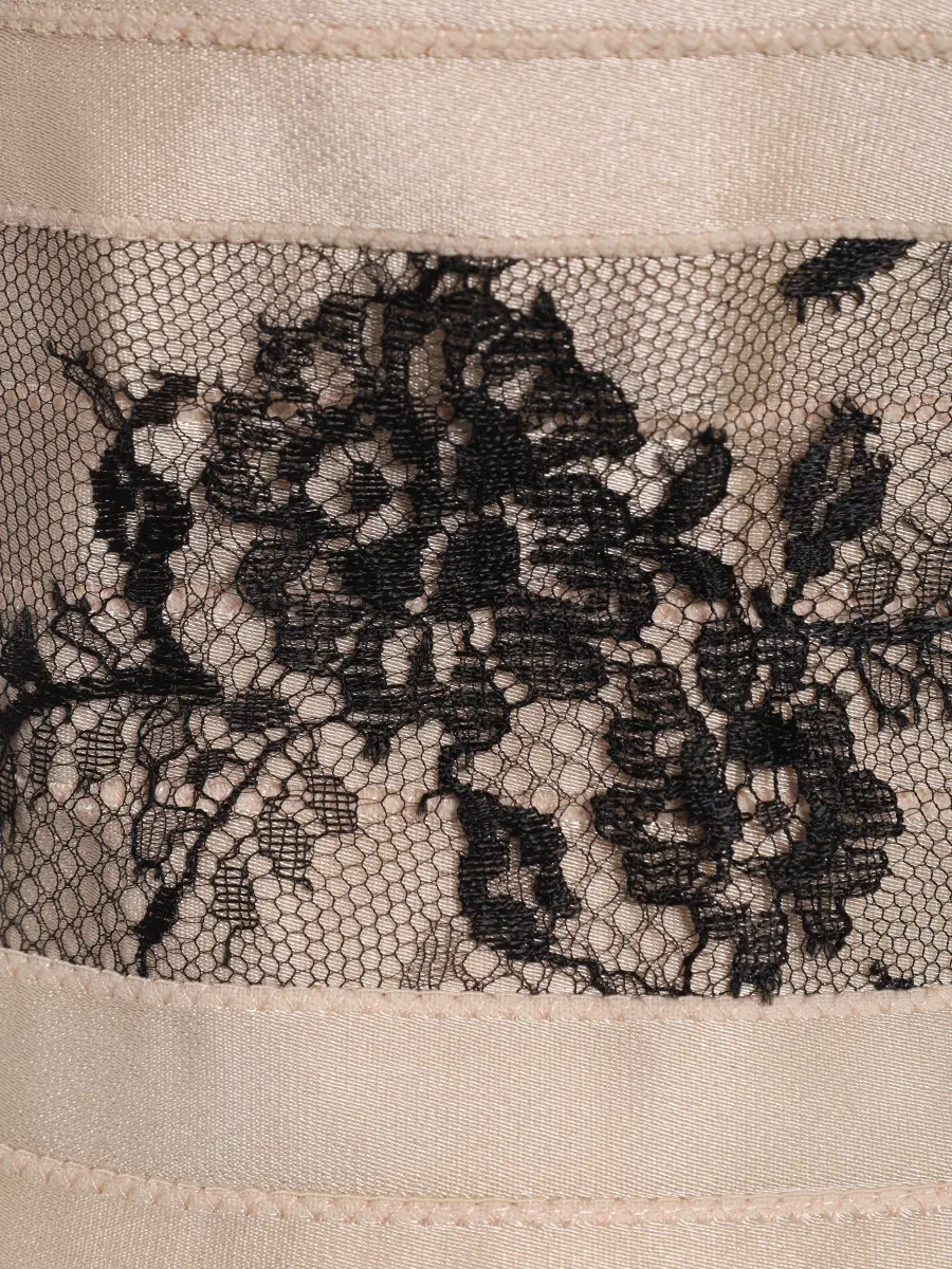 Пояс корсетный с кружевом