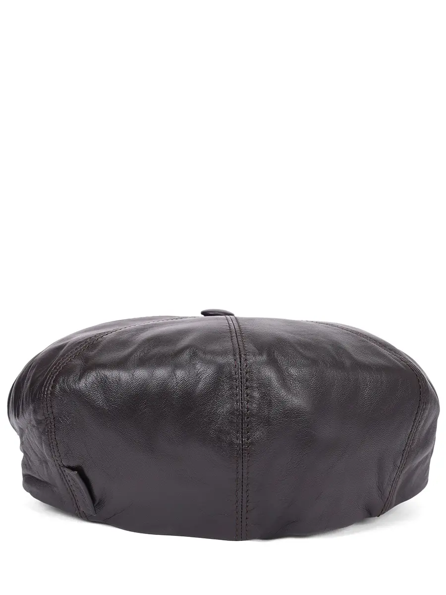 Кепка кожаная