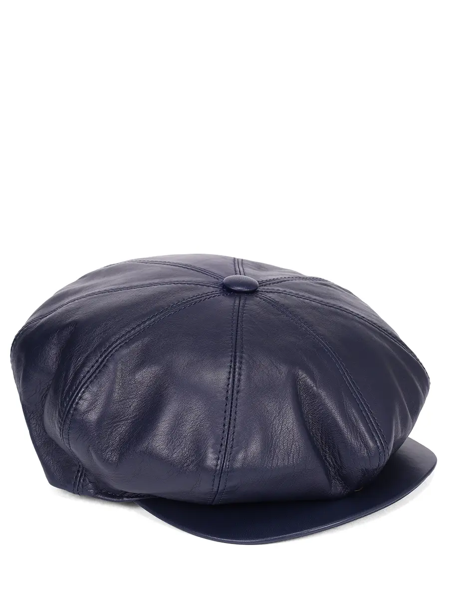 Кепка кожаная