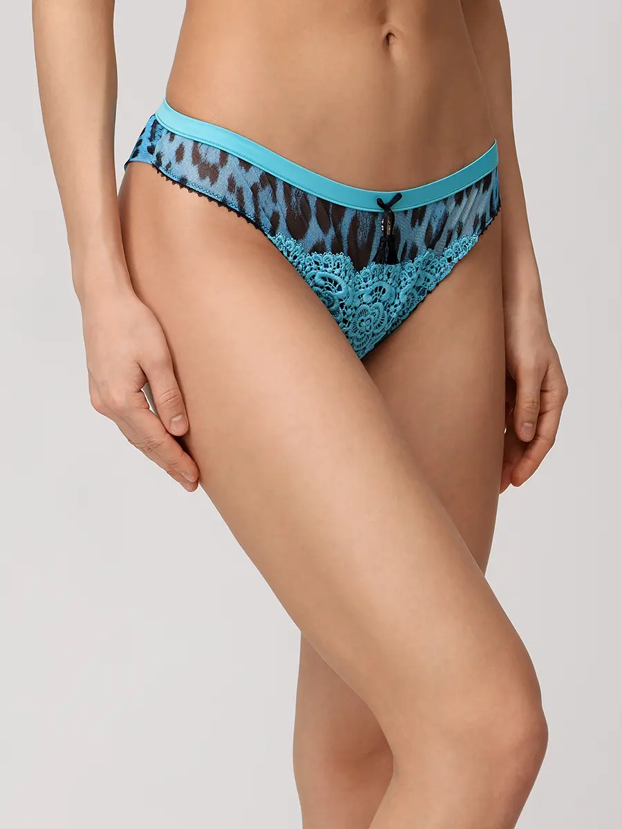 Трусы-танга с принтом