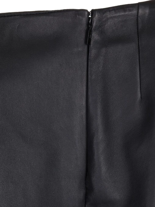 Брюки кожаные FENDI