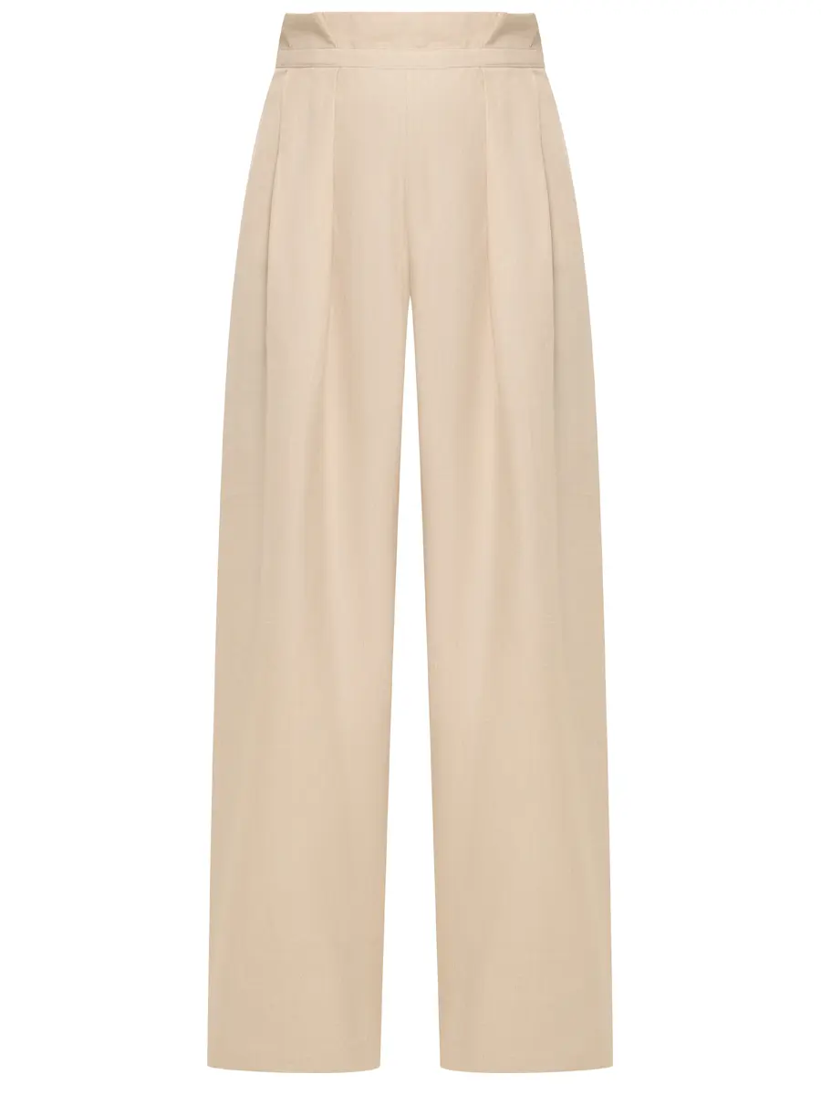 Брюки льняные