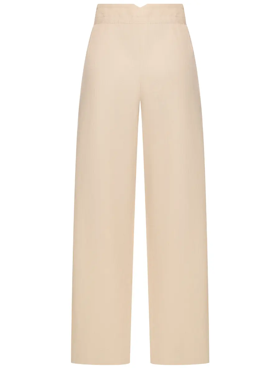 Брюки льняные