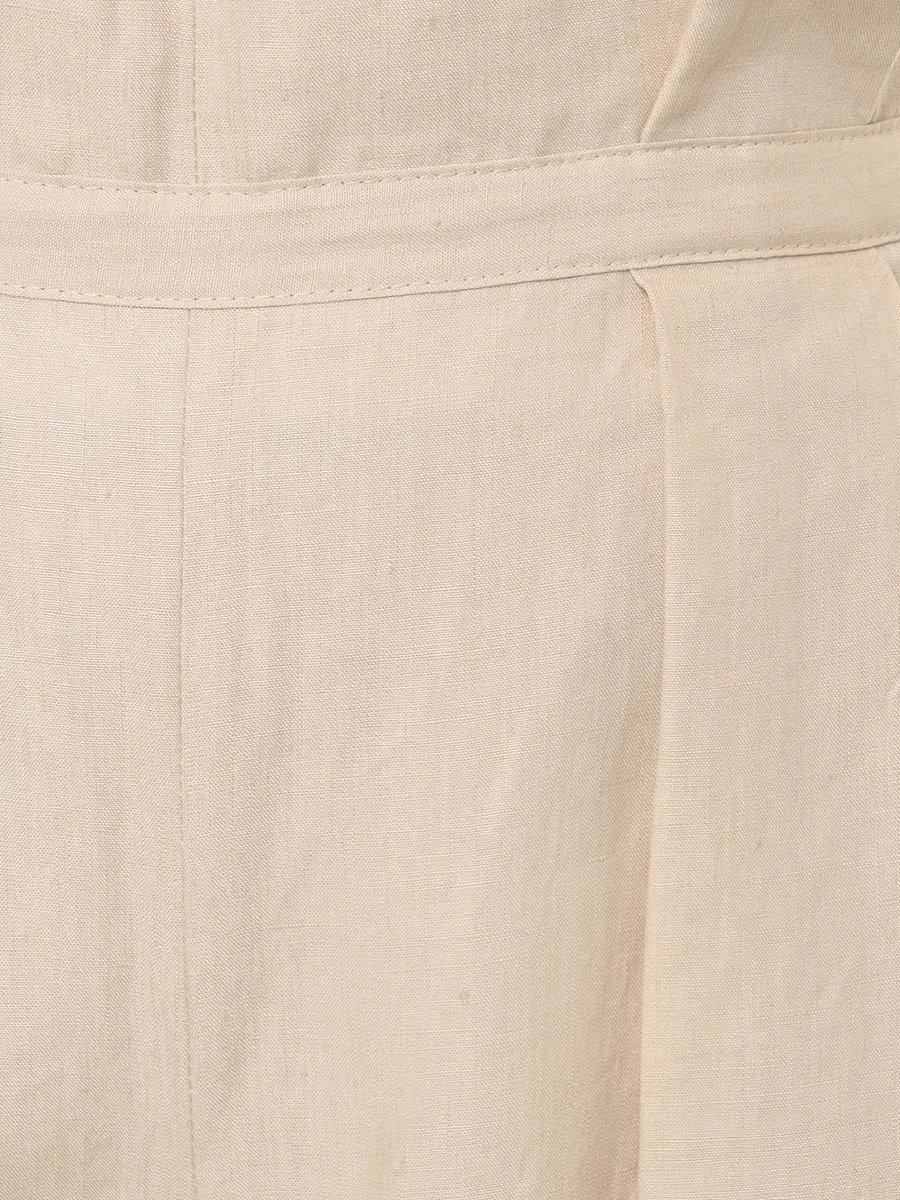 Брюки льняные