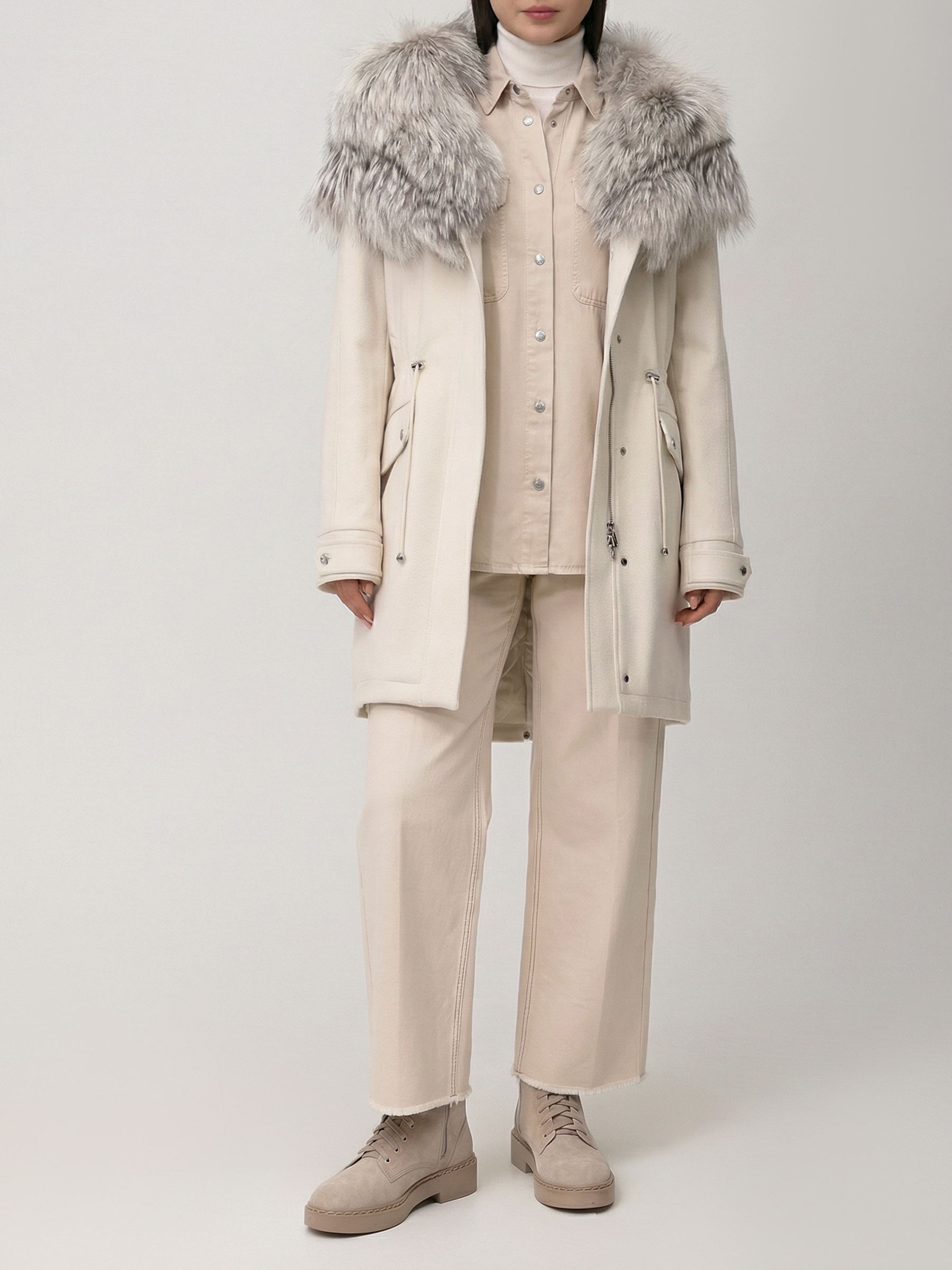 Парка с мехом лисы