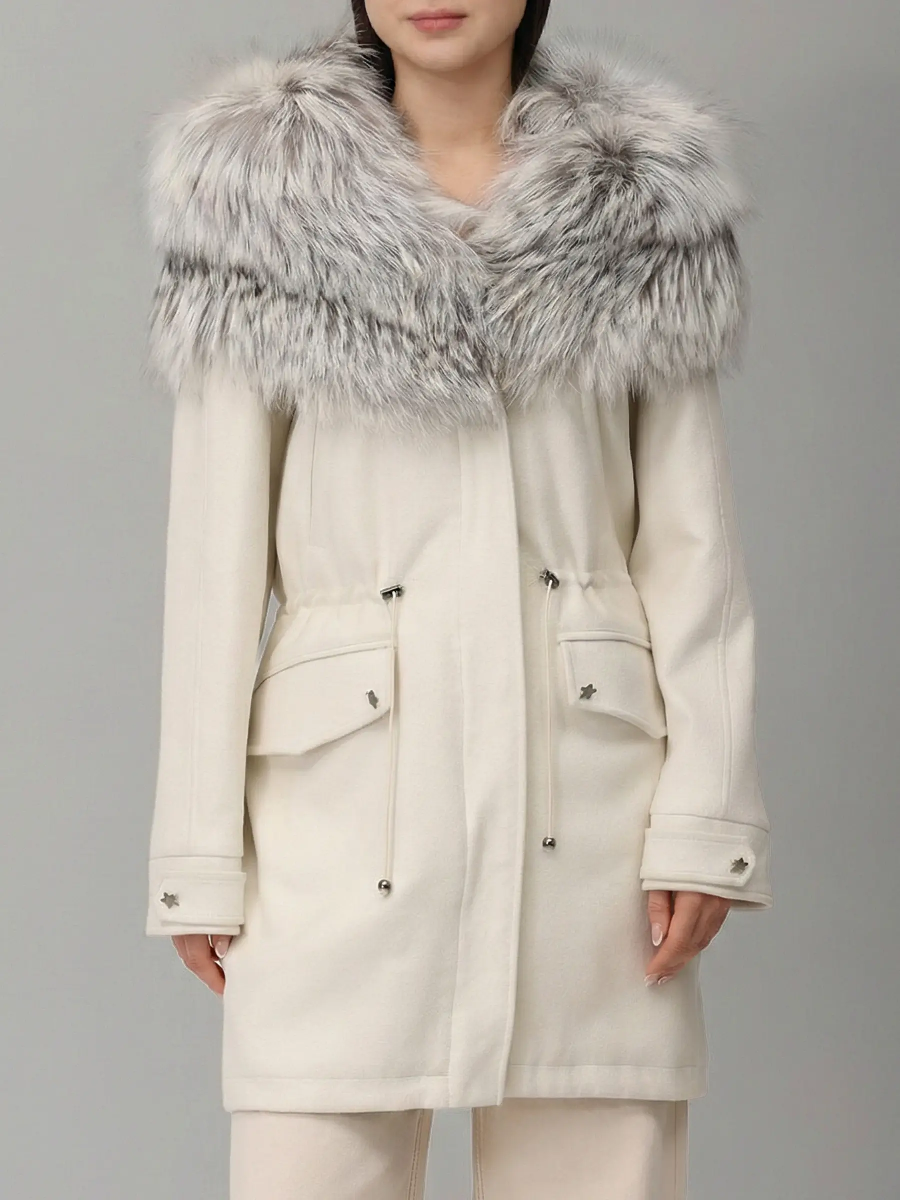 Парка с мехом лисы