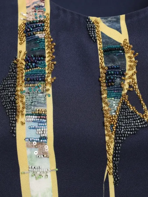 Топ шелковый с бисером PHILLIP LIM