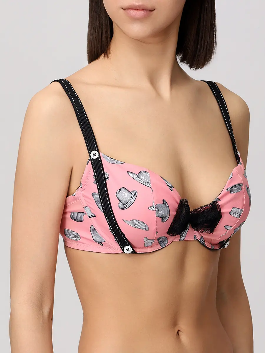 Бюстгальтер с принтом