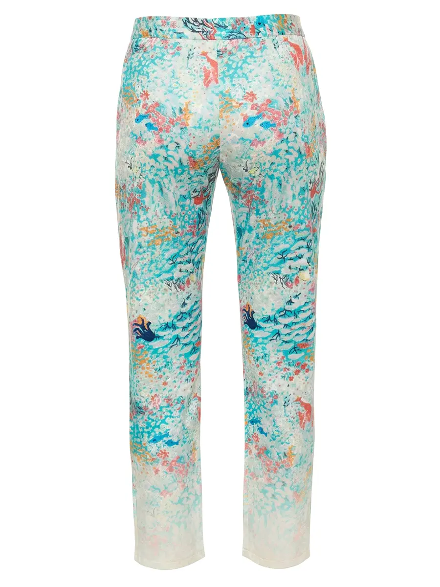 Брюки с принтом