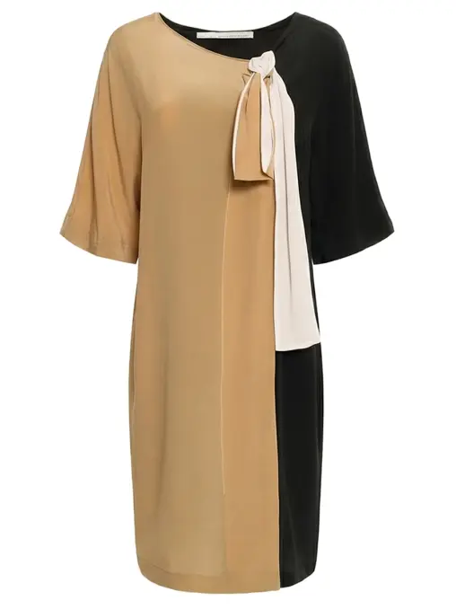 Платье шелковое AQUILANO RIMONDI