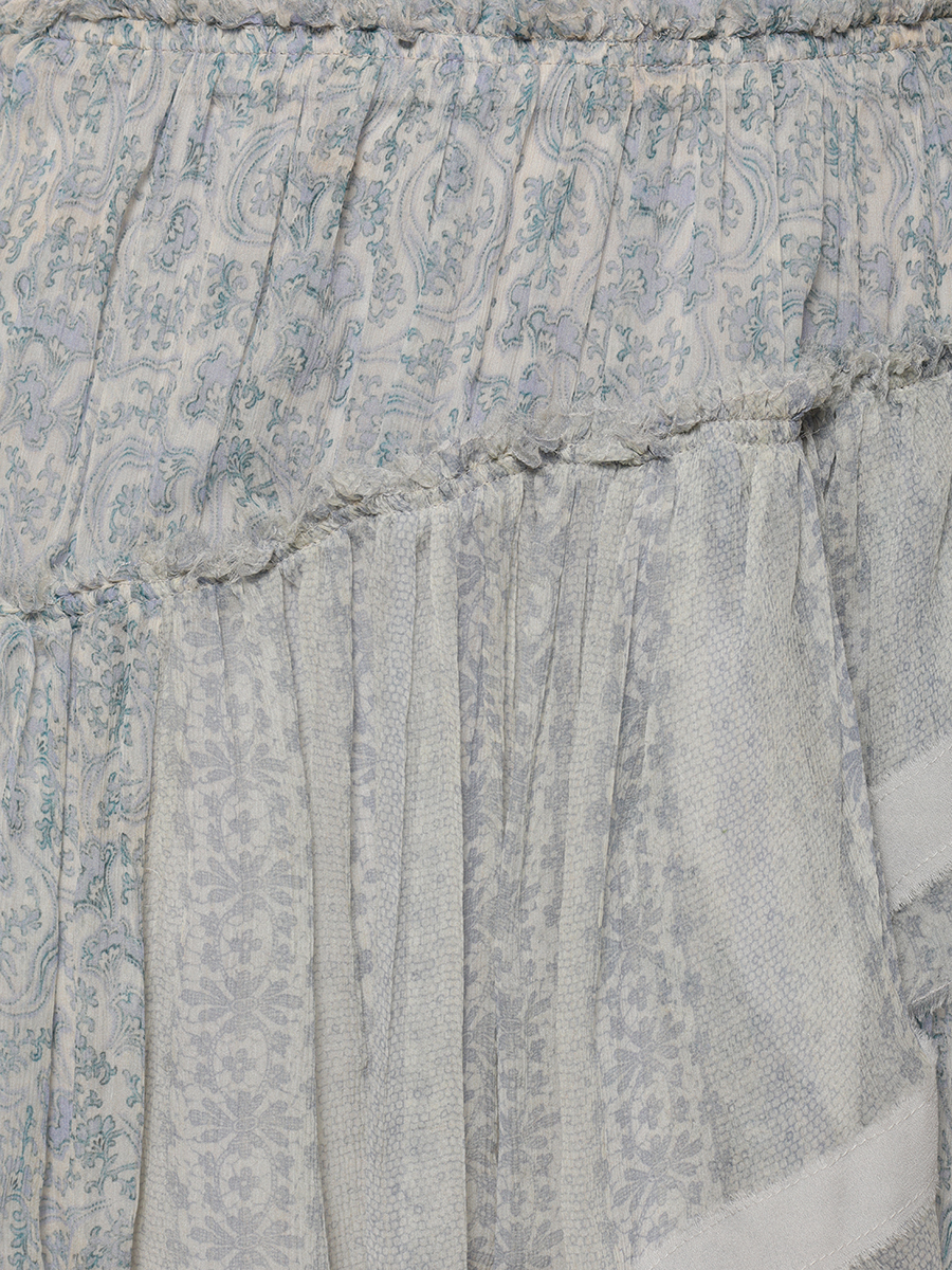 Юбка шелковая