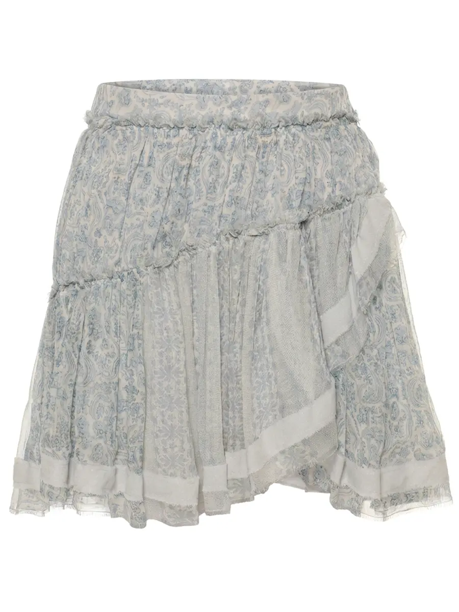 Юбка шелковая