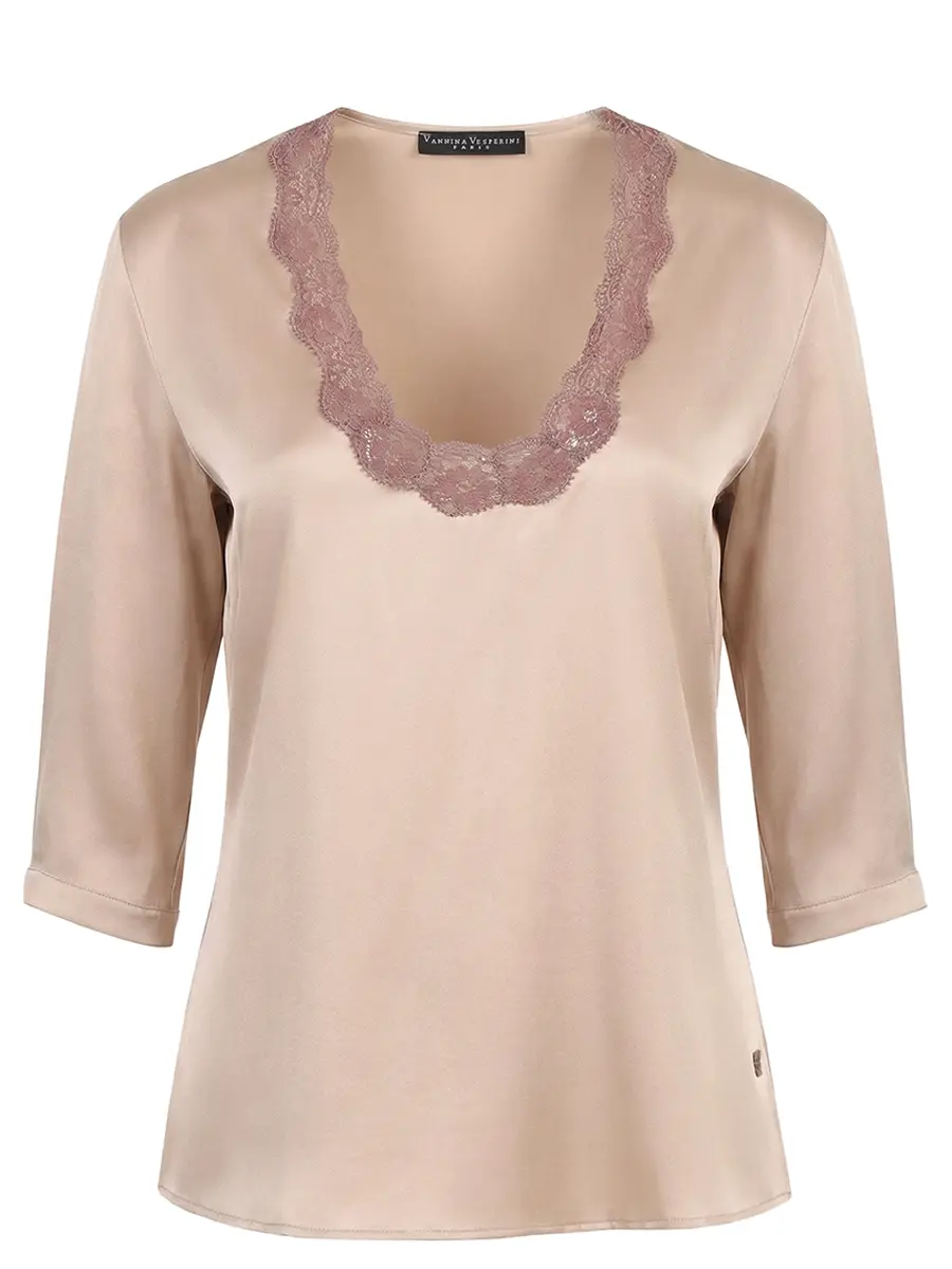 Блуза шелковая