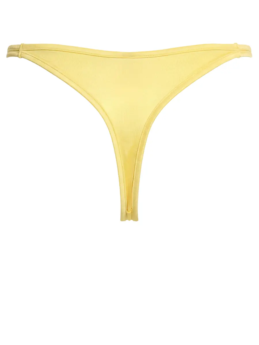 Трусы-стринг шелковые