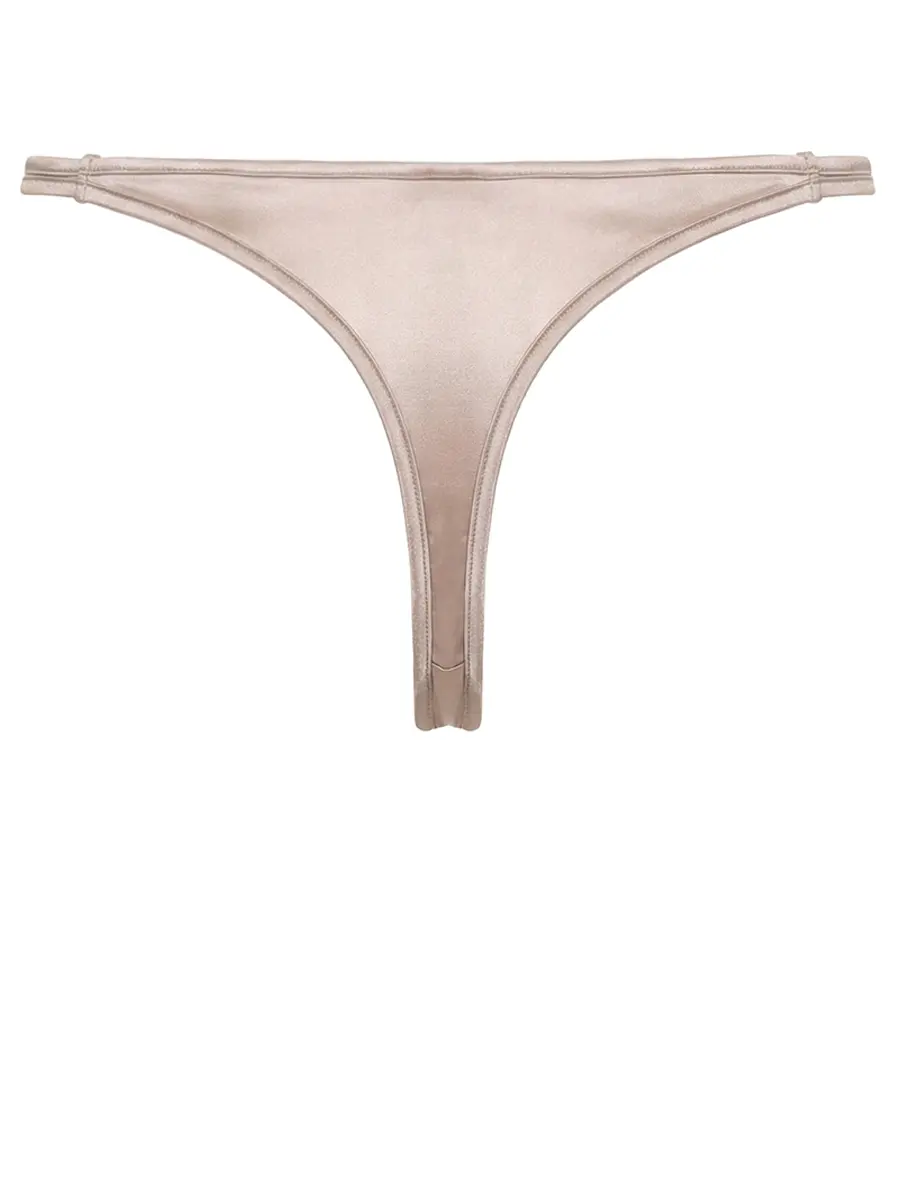 Трусы-стринг шелковые