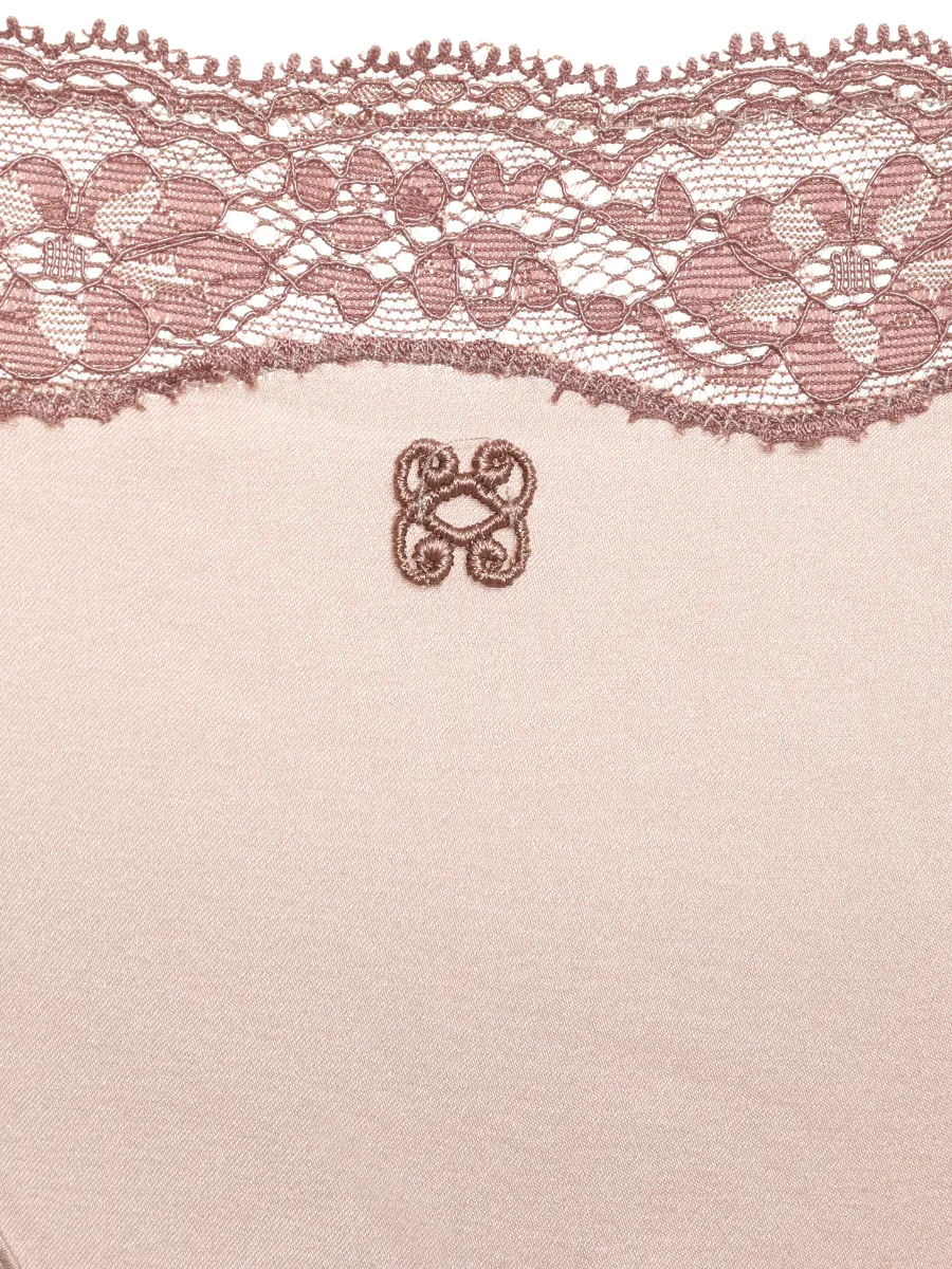 Трусы-стринг шелковые