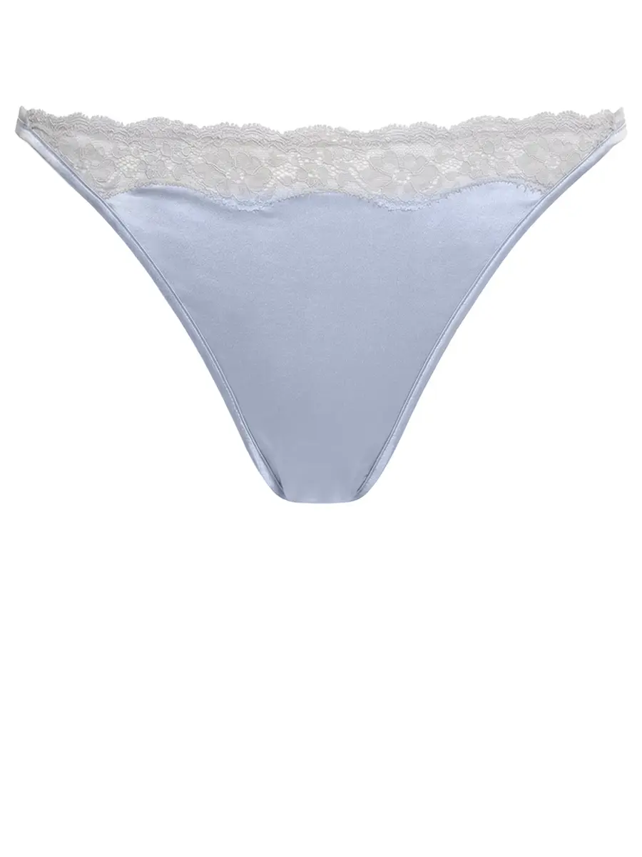 Трусы-стринг шелковые