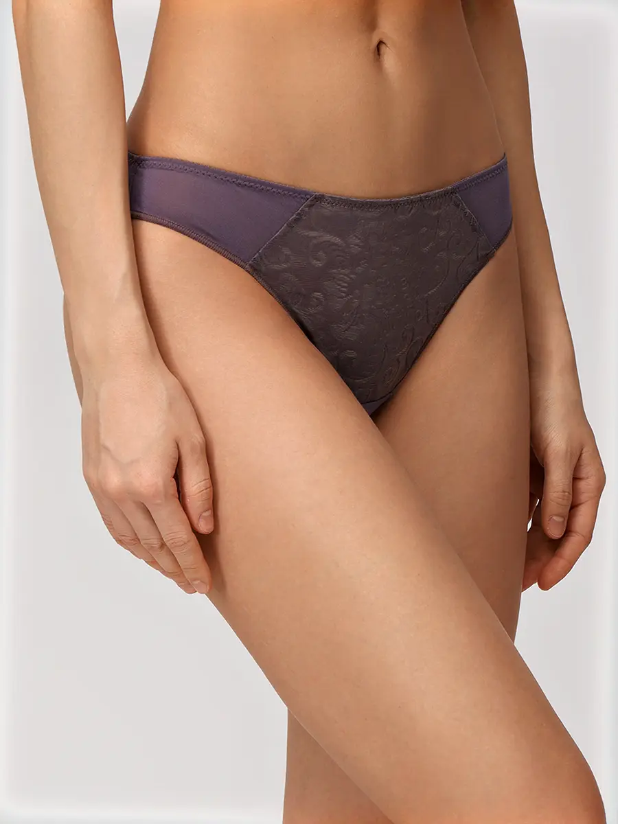 Трусы-танга с кружевом