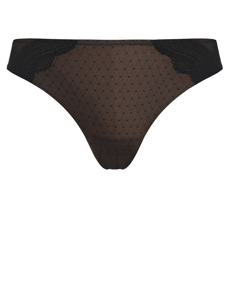 Трусы-стринг с кружевом