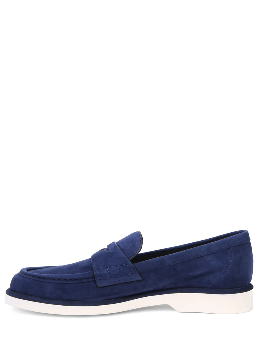 Лоферы замшевые