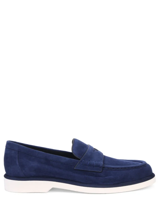 Лоферы замшевые SANTONI