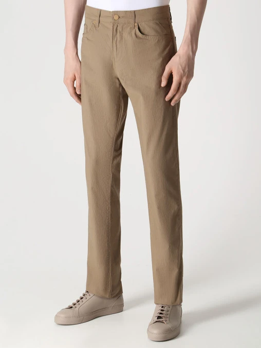 Брюки Slim Fit хлопковые BOSS