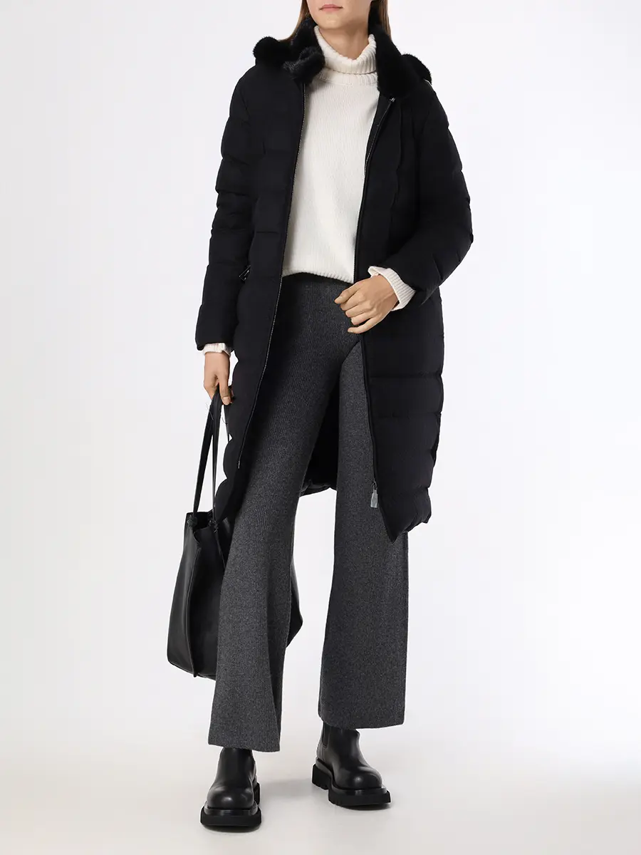 Пуховик стеганый