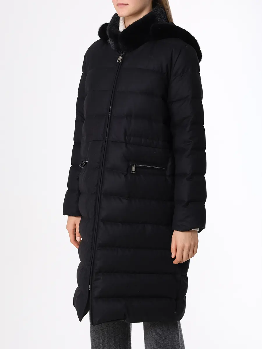 Пуховик стеганый