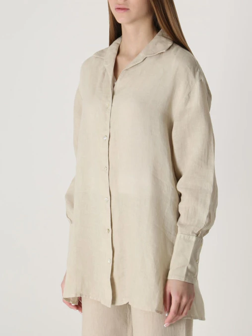 Рубашка льняная 120% LINO