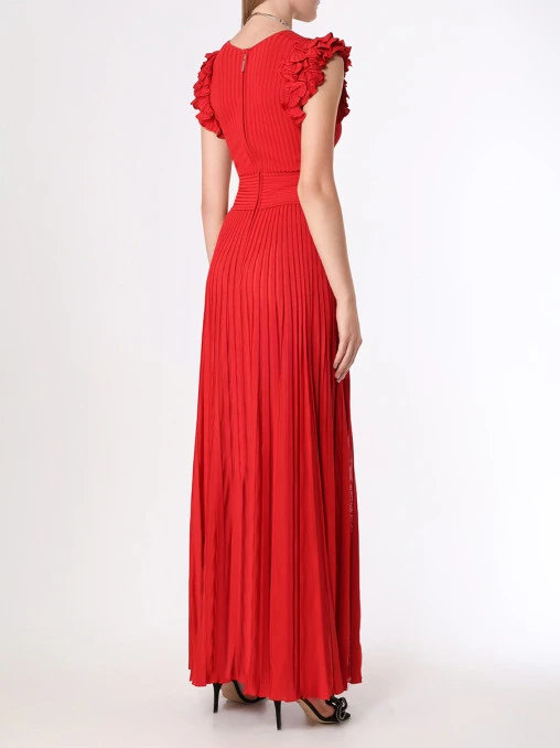 Платье из вискозы ELIE SAAB