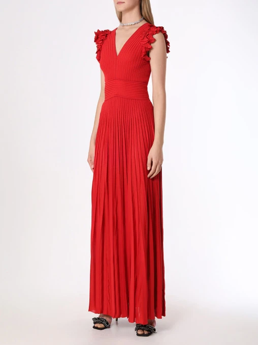 Платье из вискозы ELIE SAAB