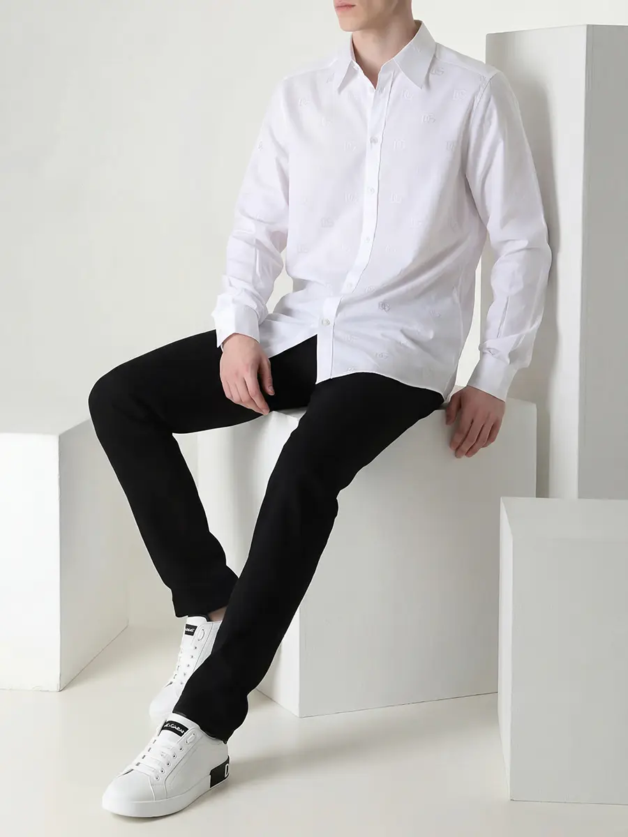 Рубашка Regular Fit хлопковая