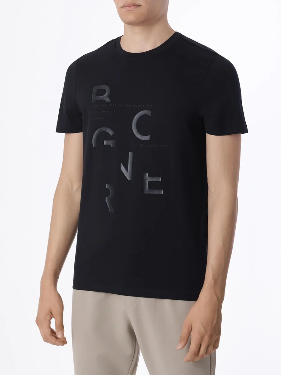 Футболка хлопковая с принтом