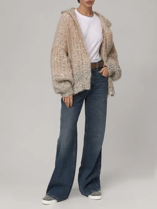 Кардиган с пайетками BRUNELLO CUCINELLI